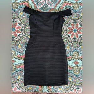 Teeze Me Black Strapless Dress